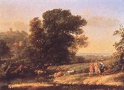 Landscape with Cephalus and Procris Reunited by Diana sdf, Claude Lorrain